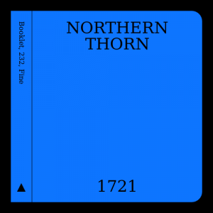 A digital image of a book cover. The title is written in capital black letters on a plain blue field