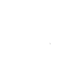 A blank white space with a solitary black dot